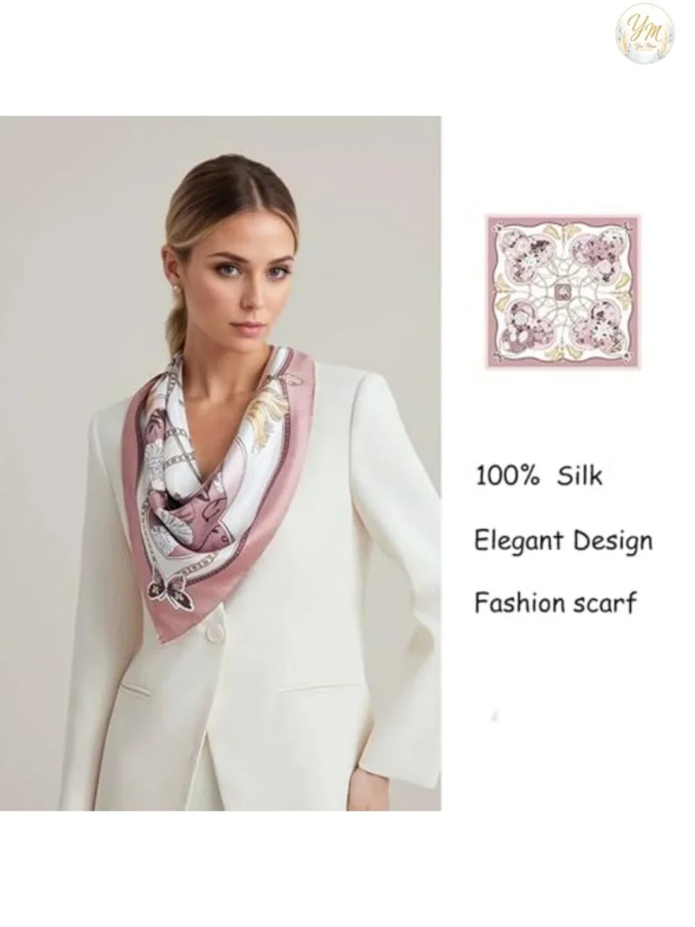 100% Mulberry Silk Scarf 35